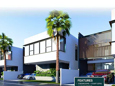 Contemporary 3-Bedroom Townhouse + Staff Quarters.off-Plan — Papao/Legon 298, Ga East Municipal, Accra