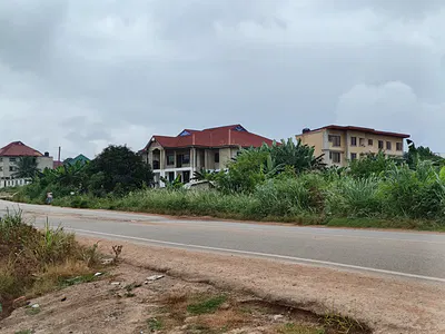 2 Plots of Land (Main Road Side) — Krapa Asawasi Main Road., Ejisu-Juaben Municipal, Ashanti