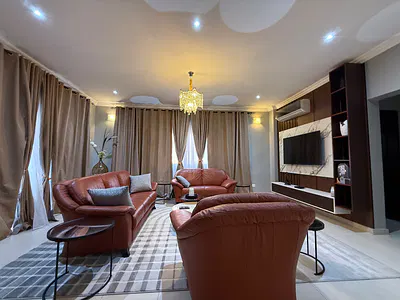 Furnished 3 Bedroom Apartment with Swimming Pool — Airport Residential Area, Accra