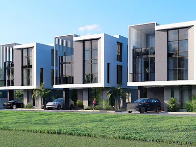 4 Bedroom Townhouse in a Gated Community with Swimming Pool — Airport Residential Area, Accra