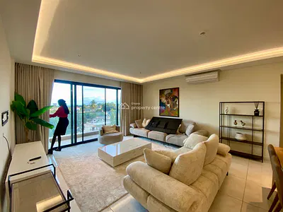 Furnished 3 Bedroom Apartment with Swimming Pool and Gym — Cantonments, Accra
