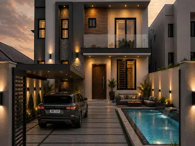 4 Bedroom House with Swimming Pool — Accra Metropolitan, Accra