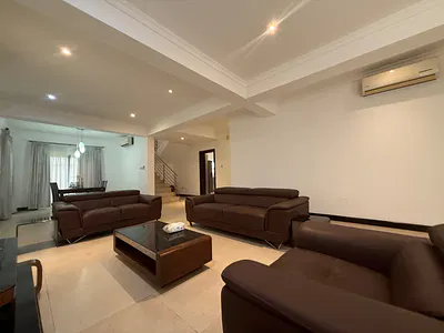 Furnished 4 Bedroom Townhouse in a Gated Community with Pool & Gym — Airport Residential Area, Accra