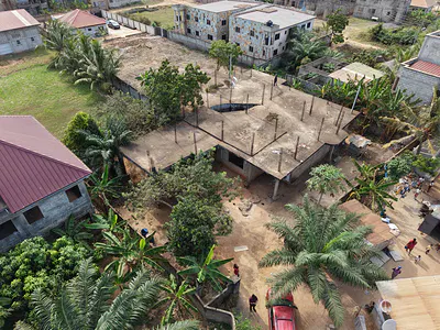 Uncompleted 4 Bedroom Storey in a Good Location — Adenta, Pantang Estate Road, Adenta Municipal, Accra