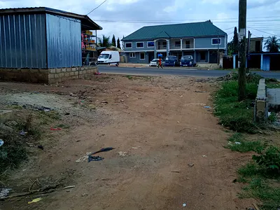 Roadside Commercial Land (2 Plots) — Onion Market Dominase, Winneba, Effutu Municipal, Central Region