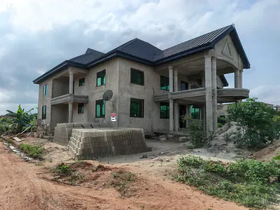 8 Bedrooms House — Kodie Akom, on Kronum Afrancho Buoho Road., Kumasi Metropolitan, Ashanti