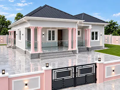4 Bedrooms House — Kodie Akom, Near Kronum Afrancho Buoho., Kumasi Metropolitan, Ashanti