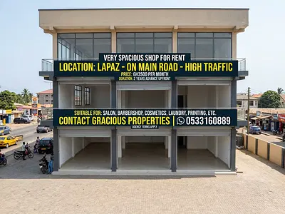 Spacious Shop — Lapaz Mainroad, Lapaz, Accra